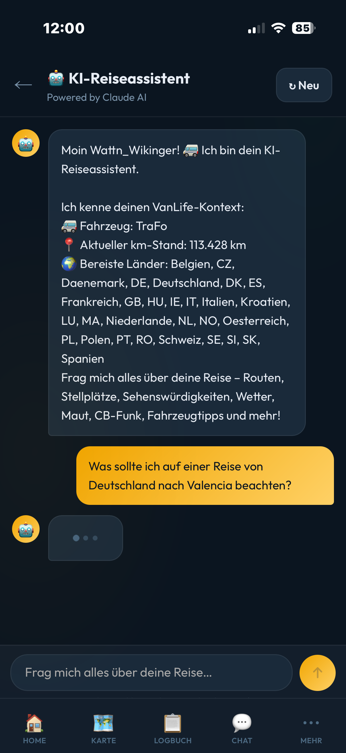 KI-Reiseassistent